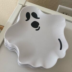 Ghost Appetizer Plates (Set of 9)  - Halloween